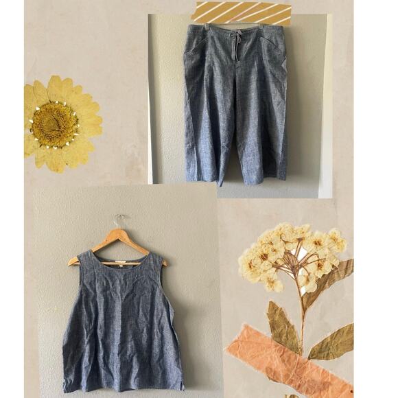 Eileen Fisher Linen Outfit - Picture 1 of 9